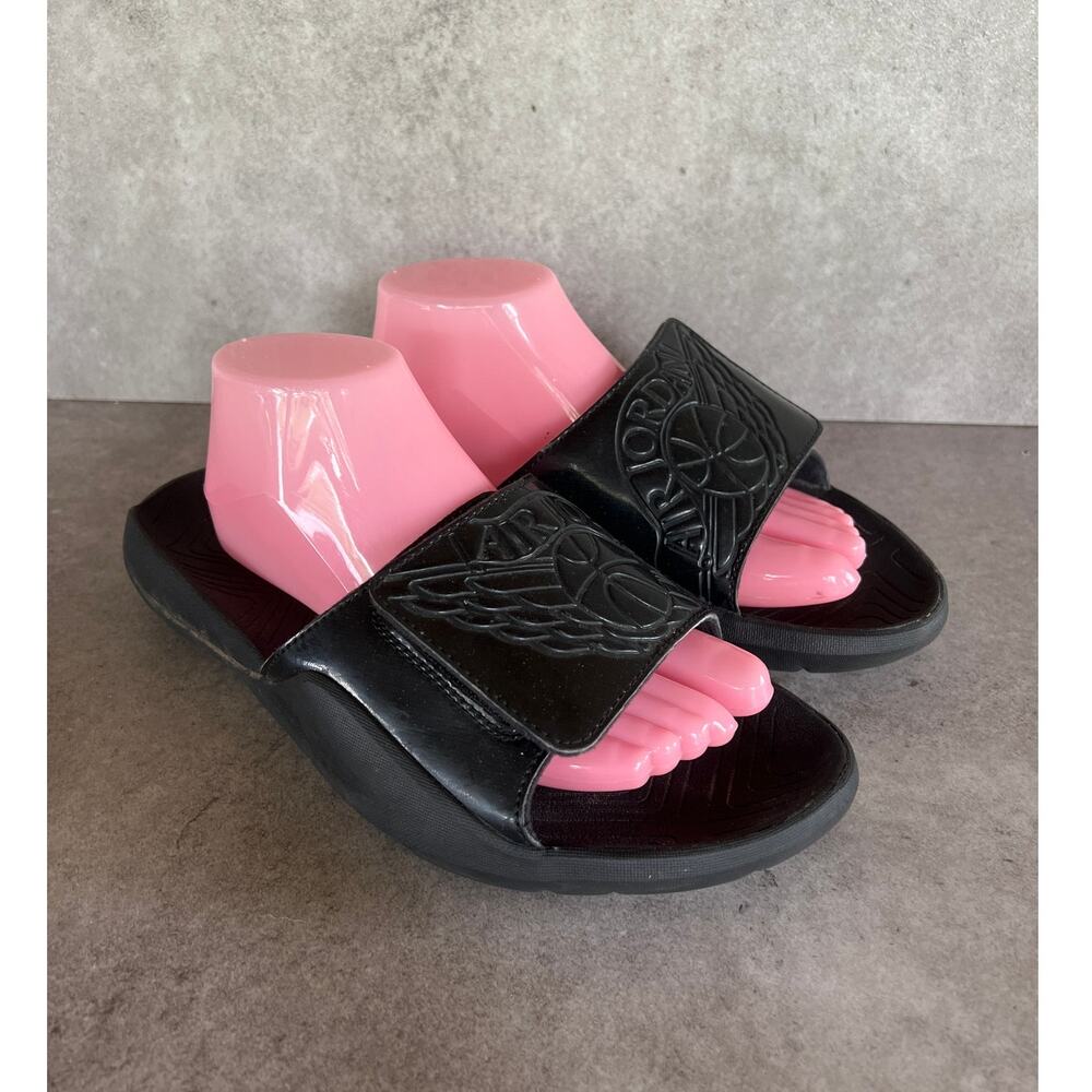 Nike Air Jordan Hydro 7 men's slides in triple black sandals house shoes  AA2517